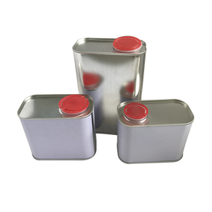 Sơn Dầu <span class=keywords><strong>Jerry</strong></span> Kim Loại Hình Vuông 200ml-1L, Hộp Thiếc Đựng Dầu Động Cơ Phanh Xe Hơi Sơn Dầu Động Cơ Xe Hơi - Product Image 3