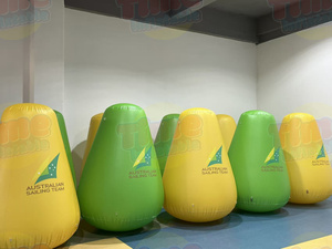 Bouée flottante gonflable personnalisée avec logo, formes cube/triangle/<span class=keywords><strong>tube</strong></span>, 1m, 1,5m, 2m, pour la publicité d'événements - Product Image 2
