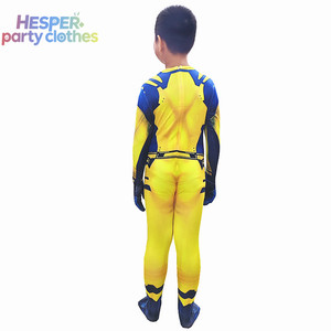 HESPER Wolverine - Nuevo Mono Estampado Unisex de Superhéroe, Disfraces de Cosplay para Navidad y Halloween para Niños y Niñas - Product Image 3