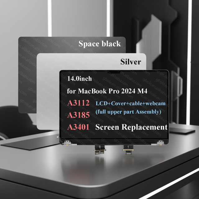 For MacBook Pro M4 2024 A3401 A3112 A3185 M5 2025 A3434 GBOLE New IPS Original Quality LCD Screen Assembly Screen Replacement