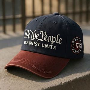 Gorra de béisbol con visera curva, bordado de lazos Dobby impreso en 3D, estilo deportivo, vintage, informal para adultos, retro, hip hop, estilo urbano, 100% algodón - Product Image 3
