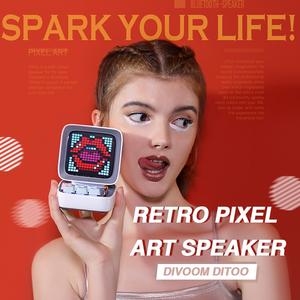 Loa <span class=keywords><strong>Bluetooth</strong></span> Không Dây Di Động Divoom Ditoo, Loa Âm Thanh Nổi, Loa Bass Ngoài Trời, Hỗ Trợ Đài FM, TF, AUX USB - Product Image 2