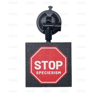 Tùy Chỉnh Cảm Xúc Di Chuyển Tin Nhắn Ma Trận Bảng Điều Chỉnh Lập Trình Ứng Dụng Thông Minh Cửa Sổ Điều Khiển Hiển Thị Kỹ Thuật Số Quảng Cáo LED Xe Dấu Hiệu - Product Image 5