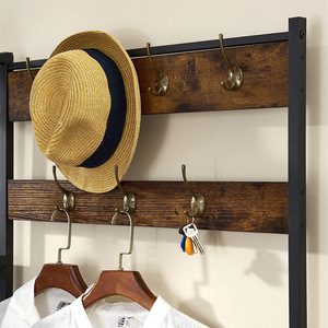 Floor-standing clothes <b>rack</b>, simple coat <b>rack</b> for bedroom, hanging clothes <b>rack</b>, standing clothes <b>rack</b>, storage <b>shelf</b>, - Product Image 3