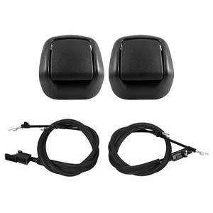 Ford Fiesta Front <b>Seat</b> Armrest Box <b>Storage</b> Plastic Black With Cable Kit - Product Image 5