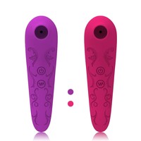 Antpop HB2011 Vibrateur de culotte sans fil rechargeable par USB, étanche, en latex, avec 10 fréquences de succion