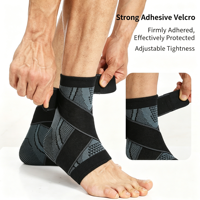 Attelle de cheville réglable en nylon pour le sport et le fitness, protection des ligaments avec fonction de stabilisation – Offre Spéciale