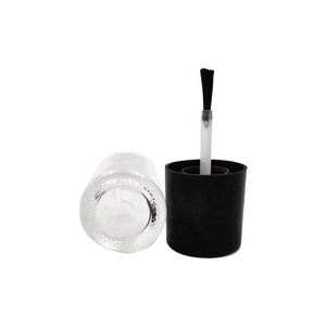 Gel unico OEM trasparente holder nail polish bottiglia <span class=keywords><strong>di</strong></span> <span class=keywords><strong>vetro</strong></span> vuota con la spazzola 10 ml - Product Image 2