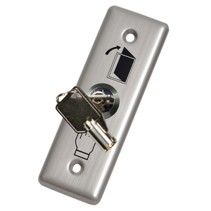 <strong>Key</strong> <strong>Exit</strong> Switch <strong>Button</strong> Stainless - Product Image 1