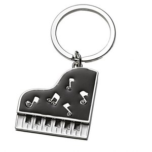Portachiavi in Legno di Pianoforte Nero Senza Scatola - Product Image 1
