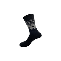 Chaussettes mi-longues tricotées épaisses et décontractées en laine pour hommes, avec design moderne et personnalisation, pour la saison hivernale