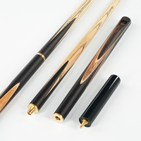 Queue de billard articulée 3/4 King avec étui, faite à la main, en bois de frêne Omin, la moins chère, pour snooker et billard, en ébène