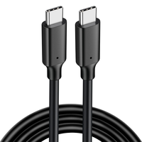 Câble de charge rapide USB C 100W 10 Gbps avec fonction OTG, gaine en PVC, câble de données USB 3.2 Type-C, conducteur en cuivre pur, OEM