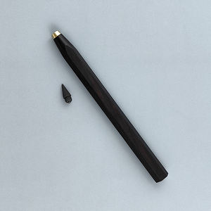 Instrument d'écriture éternel en ébène Le baril hexagonal en bois massif de luxe n'a jamais besoin de plomb - Product Image 5