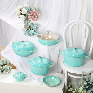 QulenoThe Duke Collection Set combine plusieurs modè<span class=keywords><strong>les</strong></span>, Coo Pot, Fry Pot, Sauté Pot Cast Iron Enamel Set - Product Image 3