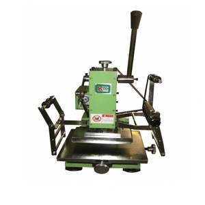 Presse à chaud semi-automatique à plat pour estampage à chaud de cartes en cuir, manuelle de précision, avec nouvelle pompe moteur - Product Image 1