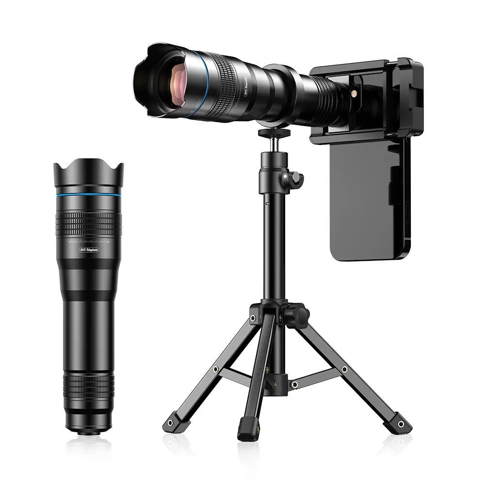 APEXEL High Power Upgrade Version 36x Zoom Lens HD Phone Telephoto Lens with New Tripod