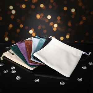 Sacs cadeaux en velours recyclables, <span class=keywords><strong>emballage</strong></span> unique pour bagues, bijoux, montres, sacs anti-poussière – Idée pratique - Product Image 6