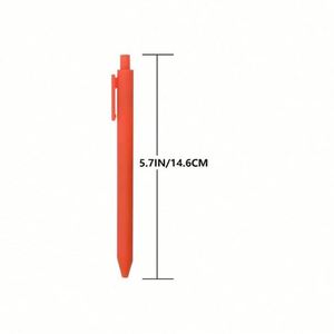 Design Est Bulk Plastic Cheap Multicolored Rubber Coated Ballpoint Pens With OEM Retractable Custom Printed Logo for Stationery - Product Image 4