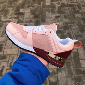 New Fashion Women's Sneakers Leather Thick Bottom Increased Casual Comfortable Sports Shoes womens flats chaussures homme - Product Image 3