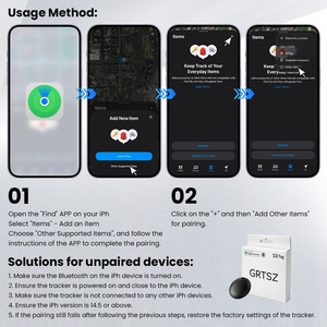 Localizador GPS Inalámbrico CE/ROHS para <span class=keywords><strong>Apple</strong></span> Find My, Dispositivo de Rastreo Global, Resistente al Agua, con Carga Inalámbrica - Product Image 4