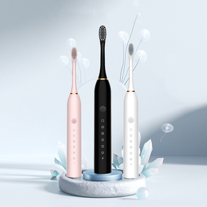 Brosse <span class=keywords><strong>à</strong></span> <span class=keywords><strong>dents</strong></span> électrique sonique rechargeable par USB IPX7 avec 6 modes de nettoyage et 4 têtes de brosse <span class=keywords><strong>Prix</strong></span> Produit - Product Image 3