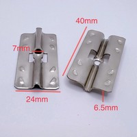 Système de fixation dissimulé en acier inoxydable résistant au sel pour terrasses en bois, bambou, plastique composite WPC pour l'extérieur