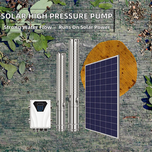 Yüksek Debili AC/DC Elektrikli Güneş Enerjili Dalgıç Derin Kuyu Su Pompaları, Derin Kuyu Paslanmaz Çelik Tarım Güneş Enerjili Derin Kuyu - Product Image 2