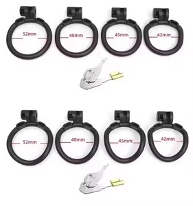 PET horoz kafes Chastity kafes kemer kilitli erkek üretral Sissy Chastity kafes işık uzun vadeli aşınma - Product Image 6