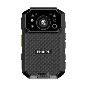 كاميرا فيليبس 4G 1296p 4k المحمولة المهنية التي تُحمل حول الجسم/كاميرا تُرتدي حول الجسم تتميز بالرؤية الليلية وجهاز استشعار الحركة لكاميرا تسجيل