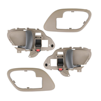 Poignée de porte intérieure avec kit de cadre compatible avec Chevrolet GMC Truck Suburban Tahoe Yukon 1995-2002 15708043 15708044