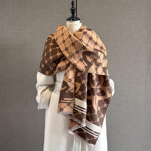 وشاح كشمير لشتاء 2025 على الطراز الأوروبي والأمريكي، شال طويل خارجي للغرف المكيفة، دافئ على الوجهين - Product Image 5