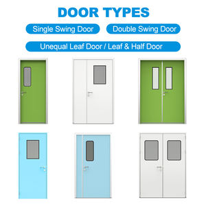 Puerta Doble de Salón Limpio con Superficie Lisa, Estándar ISO 14644, Antibacteriana, Fabricante de Puertas para Salones Limpios, <span class=keywords><strong>Directo</strong></span> de Fábrica - Product Image 6