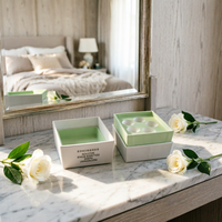 Boîte d'emballage de parfum et de cosmétiques en carton écologique, recyclable, lavable, couleur personnalisée professionnelle