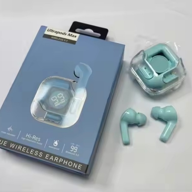 2025 Most Popular TWS Wireless for Earbuds A15 with Digital Display IPX-6 Waterproof up to 5 Hours Playtime