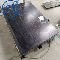 Plaque de mesure en granit noir à surface marbrée, haute planité, taille personnalisée pour le travail d'inspection et de calibration