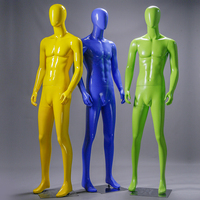 Maniquí de Fibra de Vidrio de Cuerpo Completo en Pose de Pie para Exhibición de Joyería en Tiendas de Ropa Masculina de Alta Gama, para Escaparates y Estantes