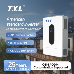 Sistema de Energía Solar Híbrido T.Y.L de 6.5Kw con Onda Sinusoidal Pura, de 24 Voltios a 220 Voltios, Fuera de la Red, T.Y.L-6.5KW, Alta Eficiencia - Product Image 1