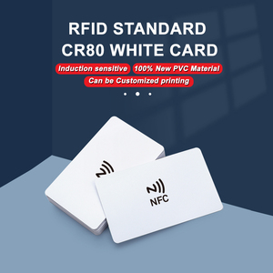 NFC213 215 216 424 Chip 13,56 MHz imprimible en blanco IC PVC Rfid Carte Nfc Business Smart Card - Product Image 4