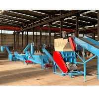 Concassage de bouteilles en plastique PET utilisées Recyclage Machine de ligne de lavage