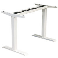 Cadre de bureau électrique en acier, moderne, convertible et extensible, pour bureau à domicile