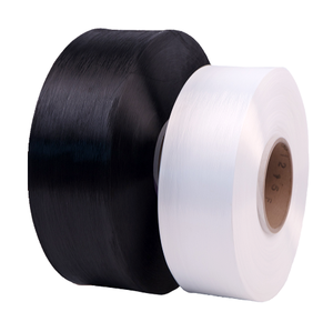 Suministro de fábrica: Hilo madre de poliéster brillante 240D 12F, hilo madre de filamento <span class=keywords><strong>virgen</strong></span> de poliéster FDY mono para tejer y coser. - Product Image 3