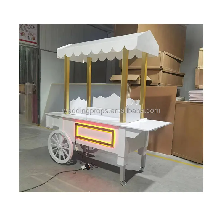 New design candy cart stand sweet ferris with wheels candy cart for birthday party with led lights