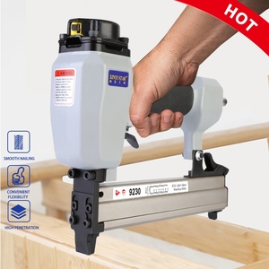 Pistola Pneumatica per Tappezzeria XINYI 9230 in Alluminio 18GA con Scarico Silenzioso Integrato, Capacità 100 Chiodi, 180 Colpi/Min, per Legno Massello - Product Image 5