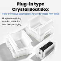 Boîtier de rangement multi-emplacements en plastique PP recyclable de 4 pouces avec positionnement précis des cartes pour un stockage stable des plaquettes, espaces minimisés, retrait facile et sûr