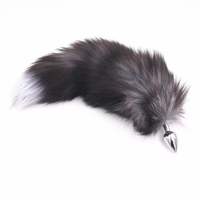 Queue de renard de 40 cm en gros, accessoire pour le sexe en plein air, jouets sexuels, queue de cosplay