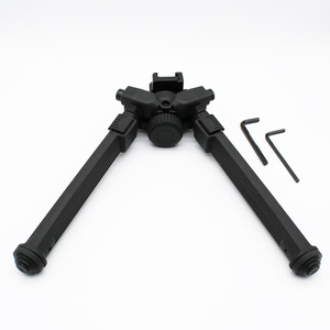 Kính thiên văn đứng Súng tripod có thể điều chỉnh 20mm hợp kim nhôm Tripod chiến thuật - Product Image 2