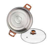 Ensemble de 12 casseroles en acier inoxydable/articles de cuisine ménagers/cuisson/casseroles