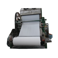 Mini machine à papier toilette PLC Core 787 mm pour ligne de production de papier tissu à petite échelle de 1 à 2 TPD