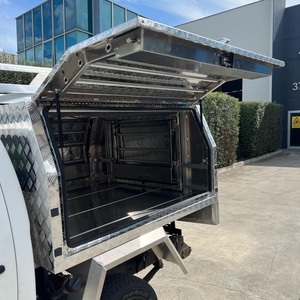 Customized Waterproof Heavy Duty Aluminum Truck Ute Canopy with <b>Tool</b> <b>Boxes</b> and Lockable Features - Product Image 2